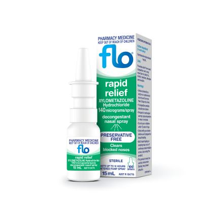 FLO Rapid Relief Decongestant Nasal Spray