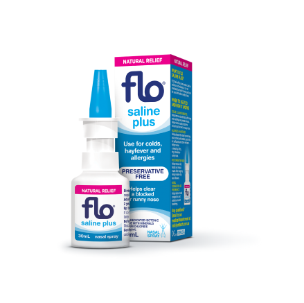 FLO Saline Plus Nasal Spray